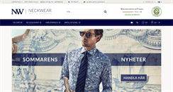 Desktop Screenshot of neckwear.se